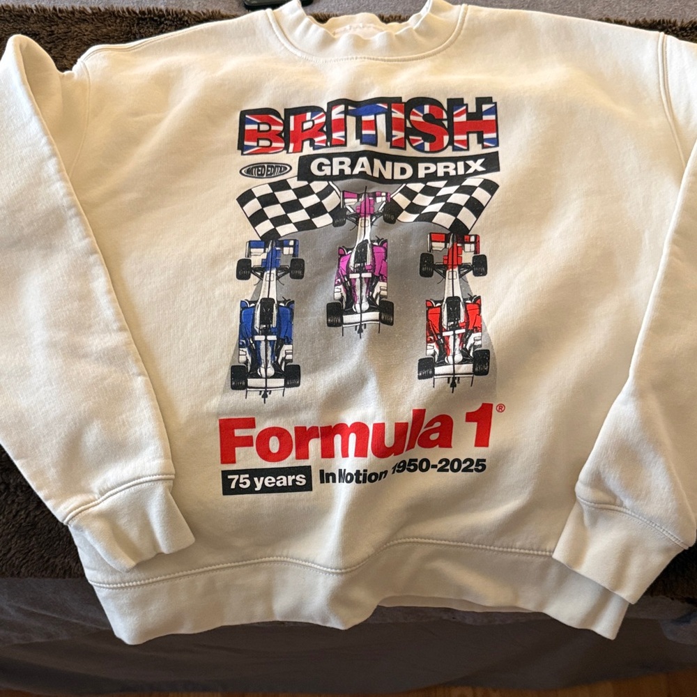 Formula 1 Graphic Cream Sweater